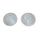 Round glass ceiling lights - $25