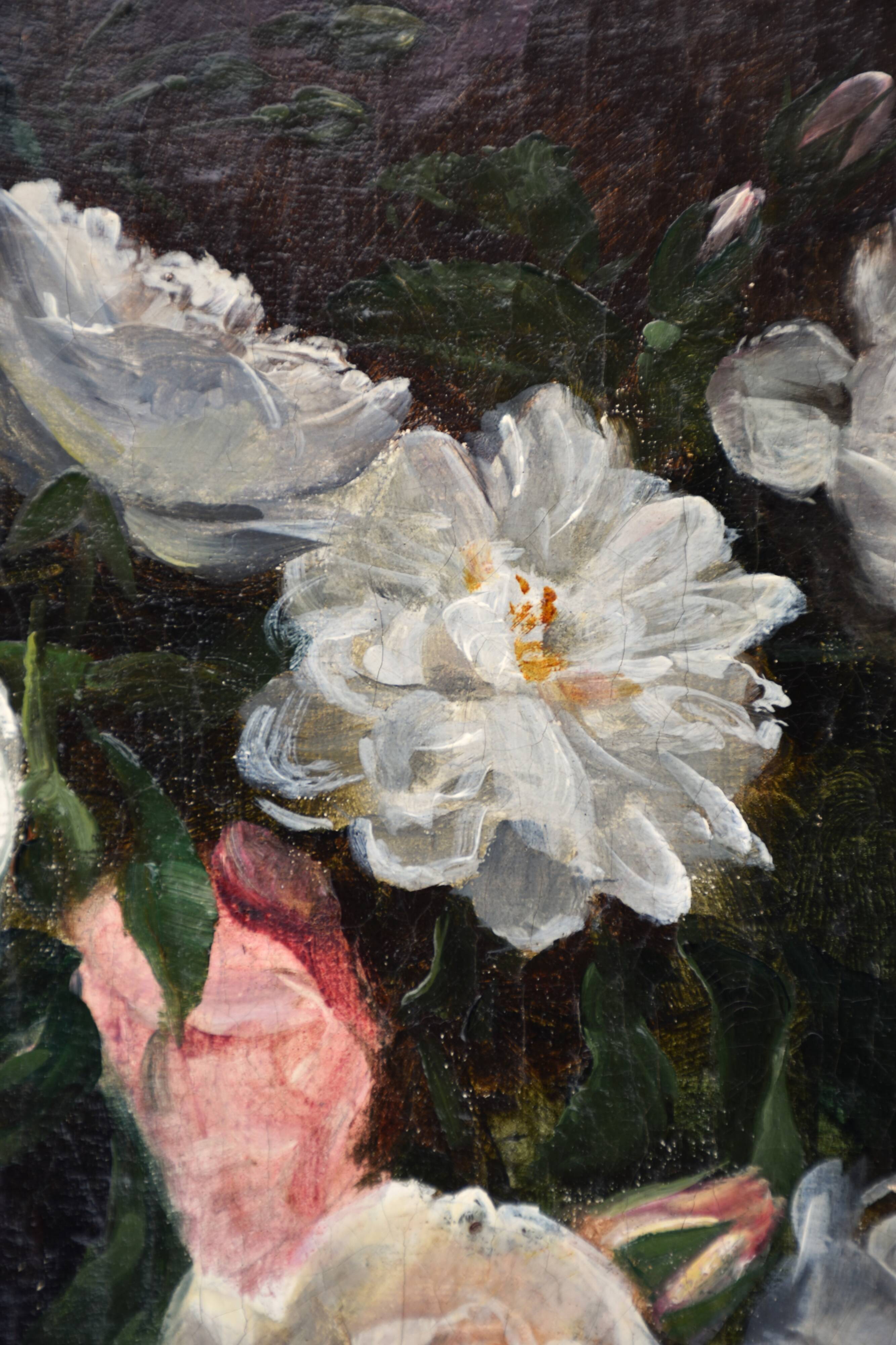 Léon Benoît, Corbeille de fleurs (1884)
