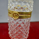 Cut glass jewelry box