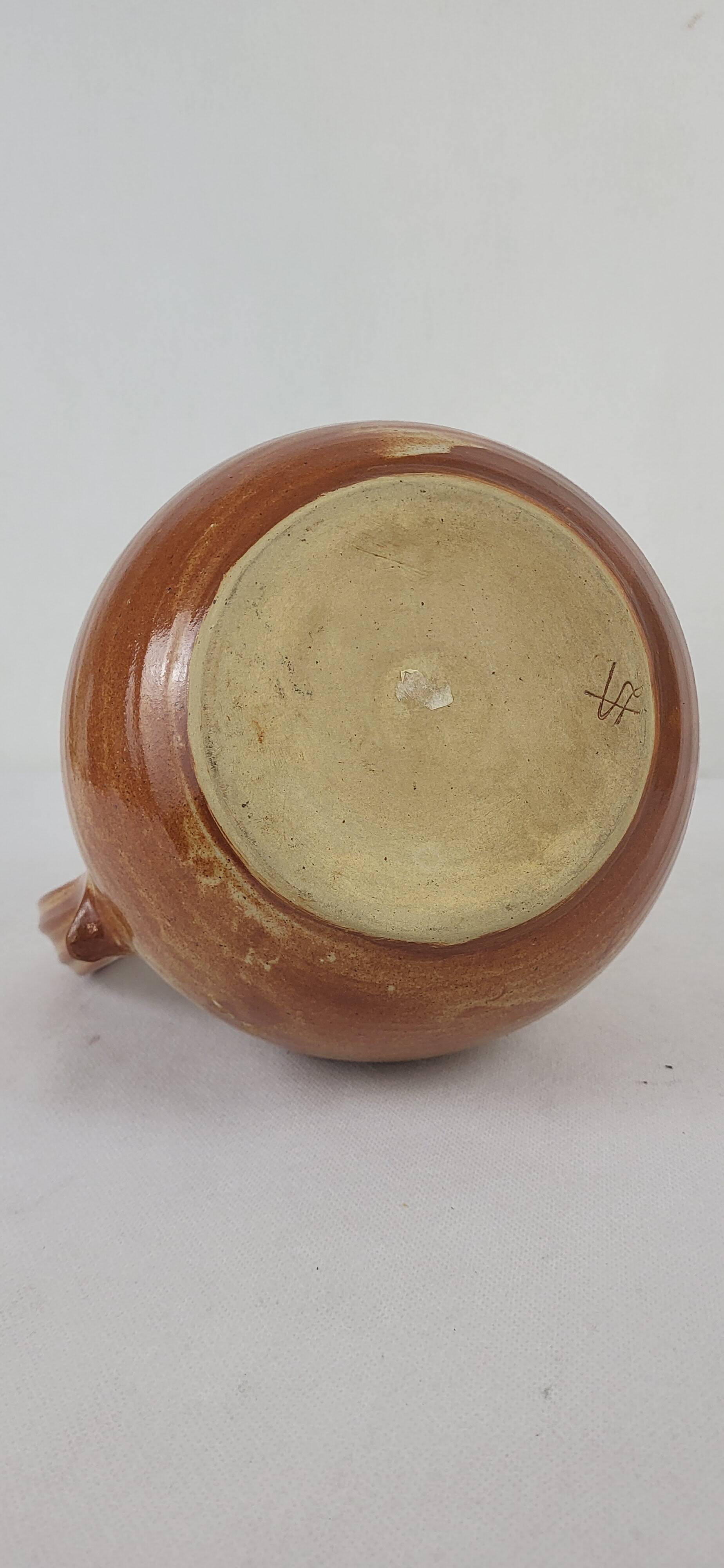 2L stoneware pitcher Puisaye
