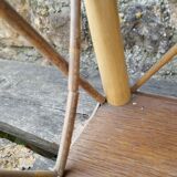 Vintage rattan shelf