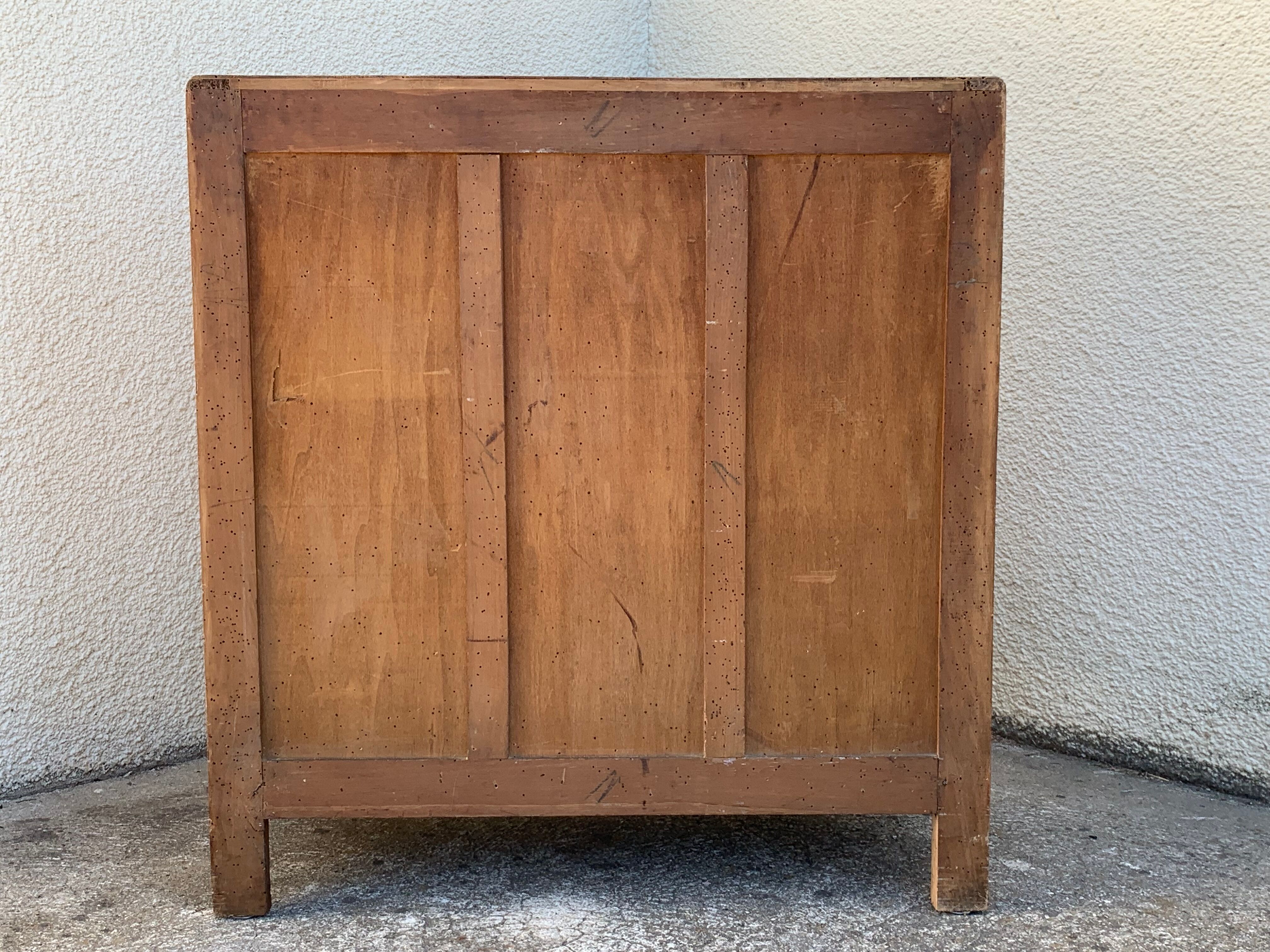 Parisian art deco chest of drawers raw wood