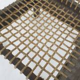 Solid oak and rope lounge chair, The Netherlands 1960's