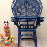 High chair rattan Emmanuelle