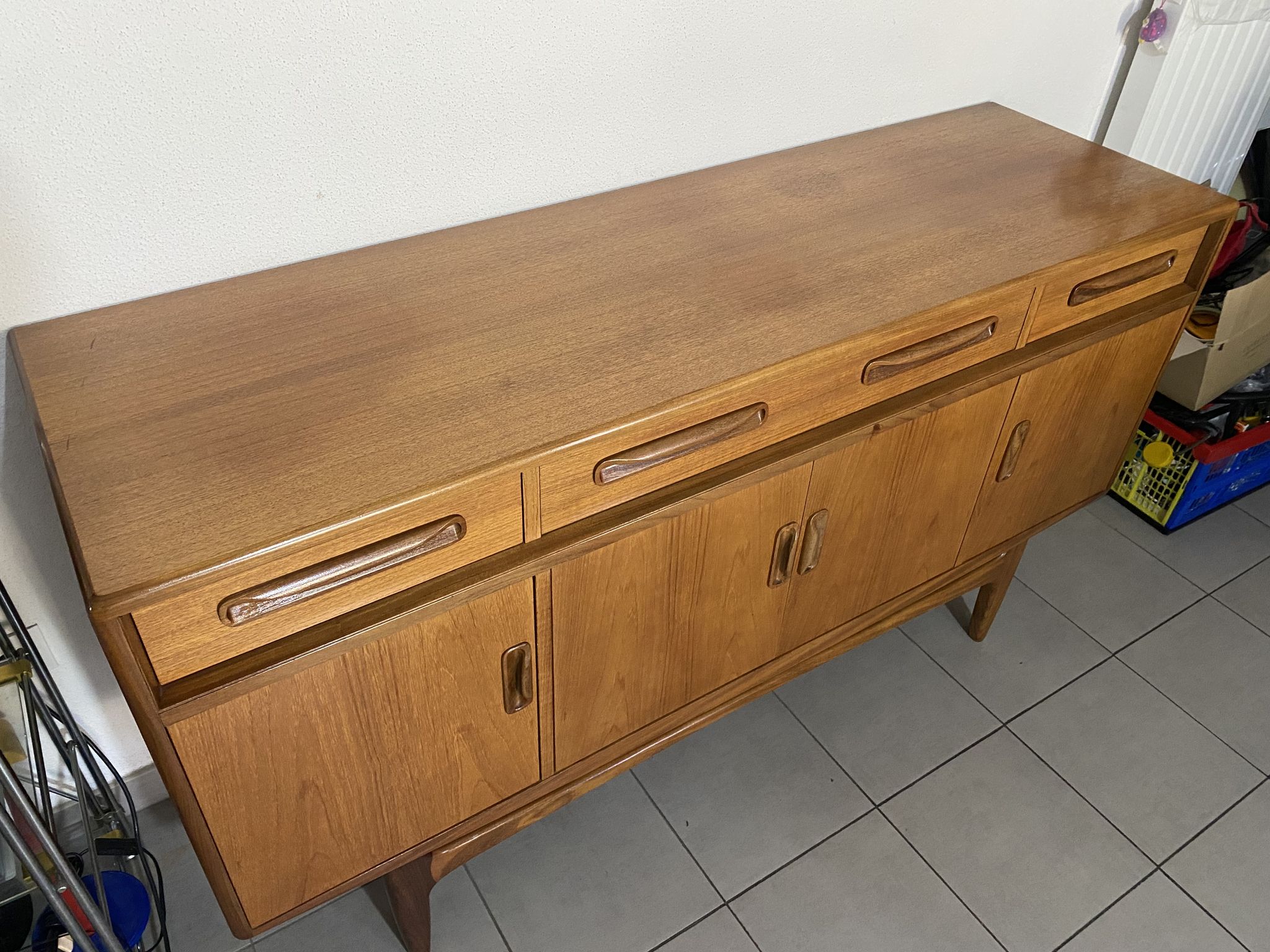 Scandinavian teak row G-Plan By Victor Wilkins 1960