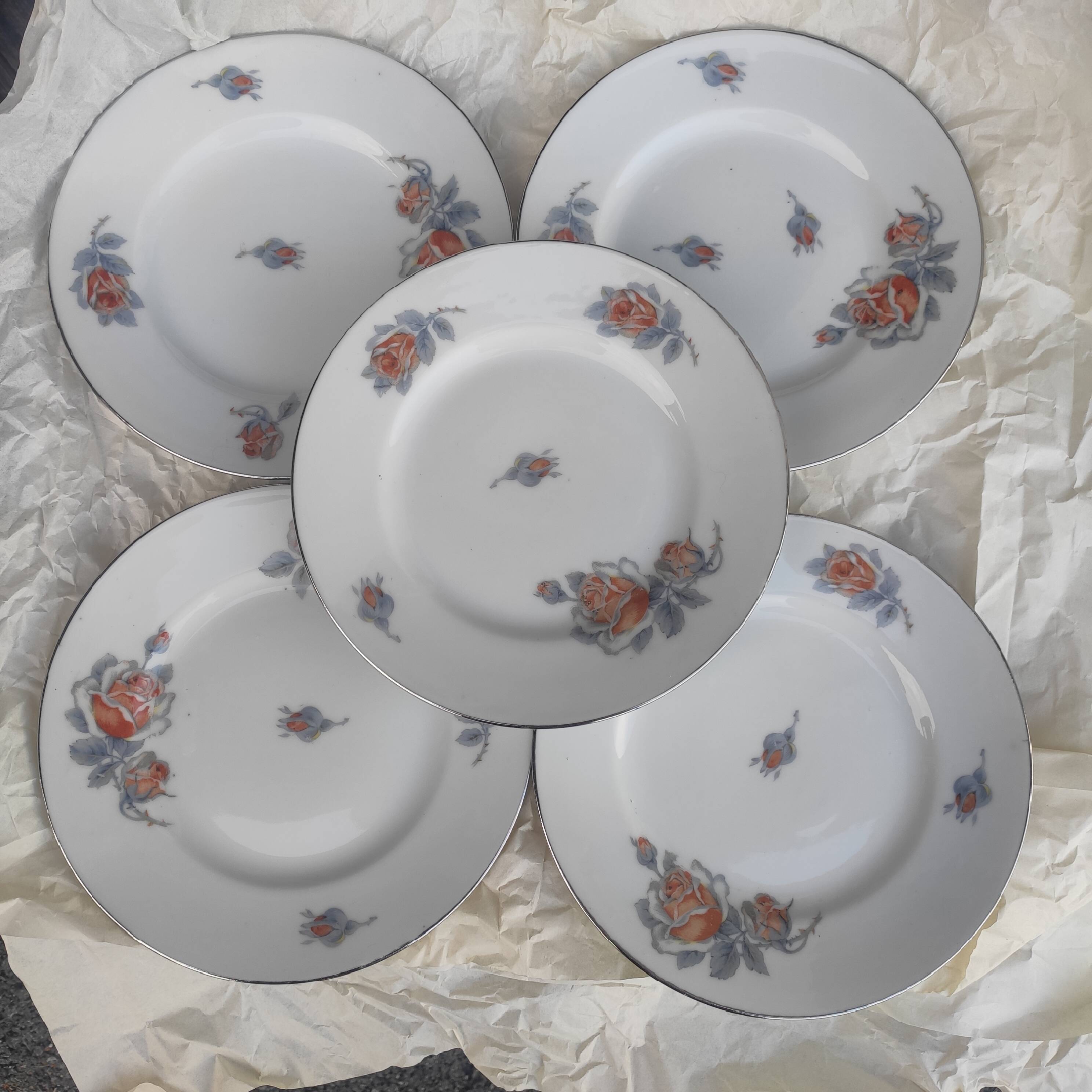 Limoges porcelain plates