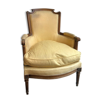 Fauteuil bergère de style Louis XVI ou Directoire