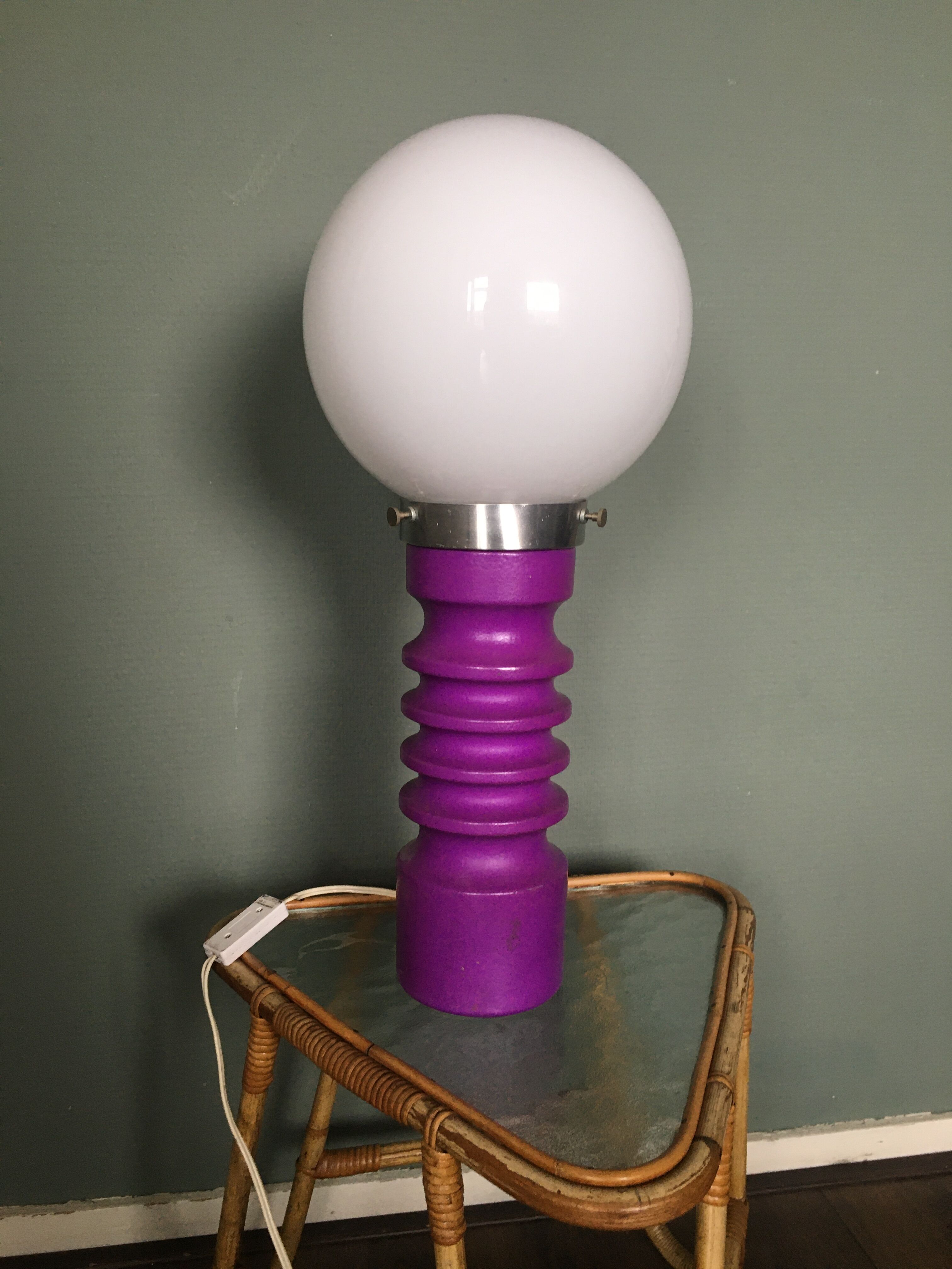 Vintage German Table Lamp, 1970s