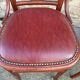 2 Chaises bistrot style Baumann simili cuir vintage 80s café Paris Montmartre