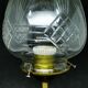 Brass and glass pendant lamp, 1890s
