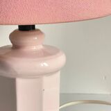 LAMPE Céramique Rose VINTAGE