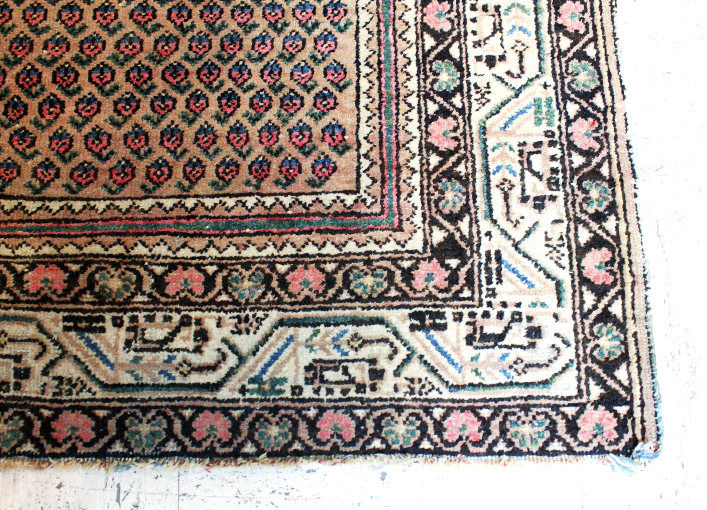.Persian carpet Sarough Boteh Mir, Iran