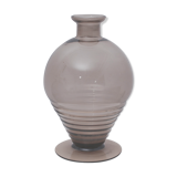 Smoked glass vase
