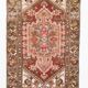 3x5 Vintage Brown & Beige Ousahk Area Rug, 90x152Cm