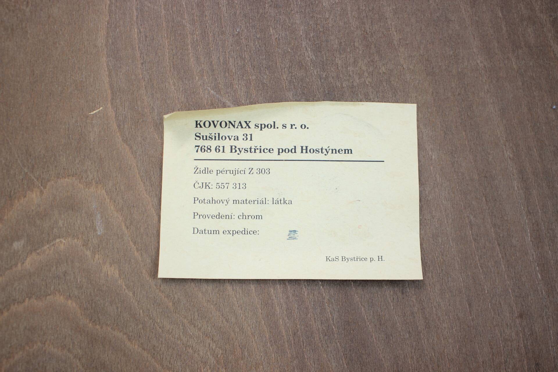 Mid-centrury Chrome Tubular Chair Kovonax Z-303, 1970's