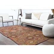 Vintage Turkish Oushak Handmade Wool & Cotton Brown Area Rug 164x288