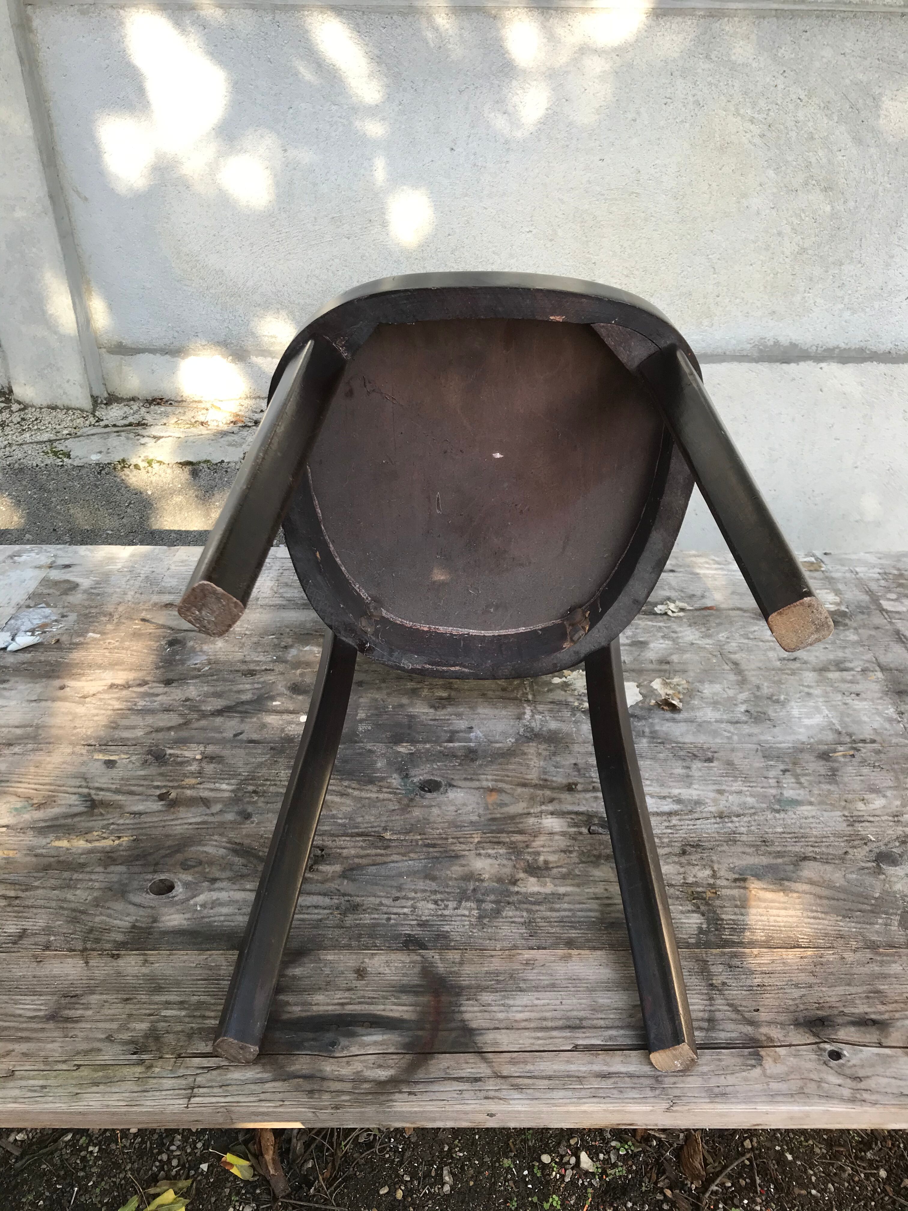 Old Dark Wood Vintage 50s