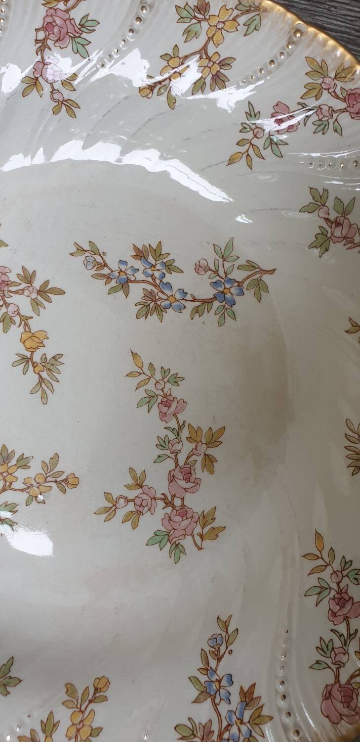 Four Louis XV plates from Sarreguemines