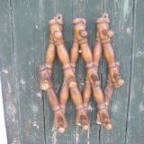 Old wall coat rack "accordion"