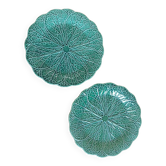 Duo of plates in slip