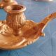Bronze rat cave candlestick, French craftsmanship, 1950.