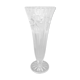 Carved crystal vase