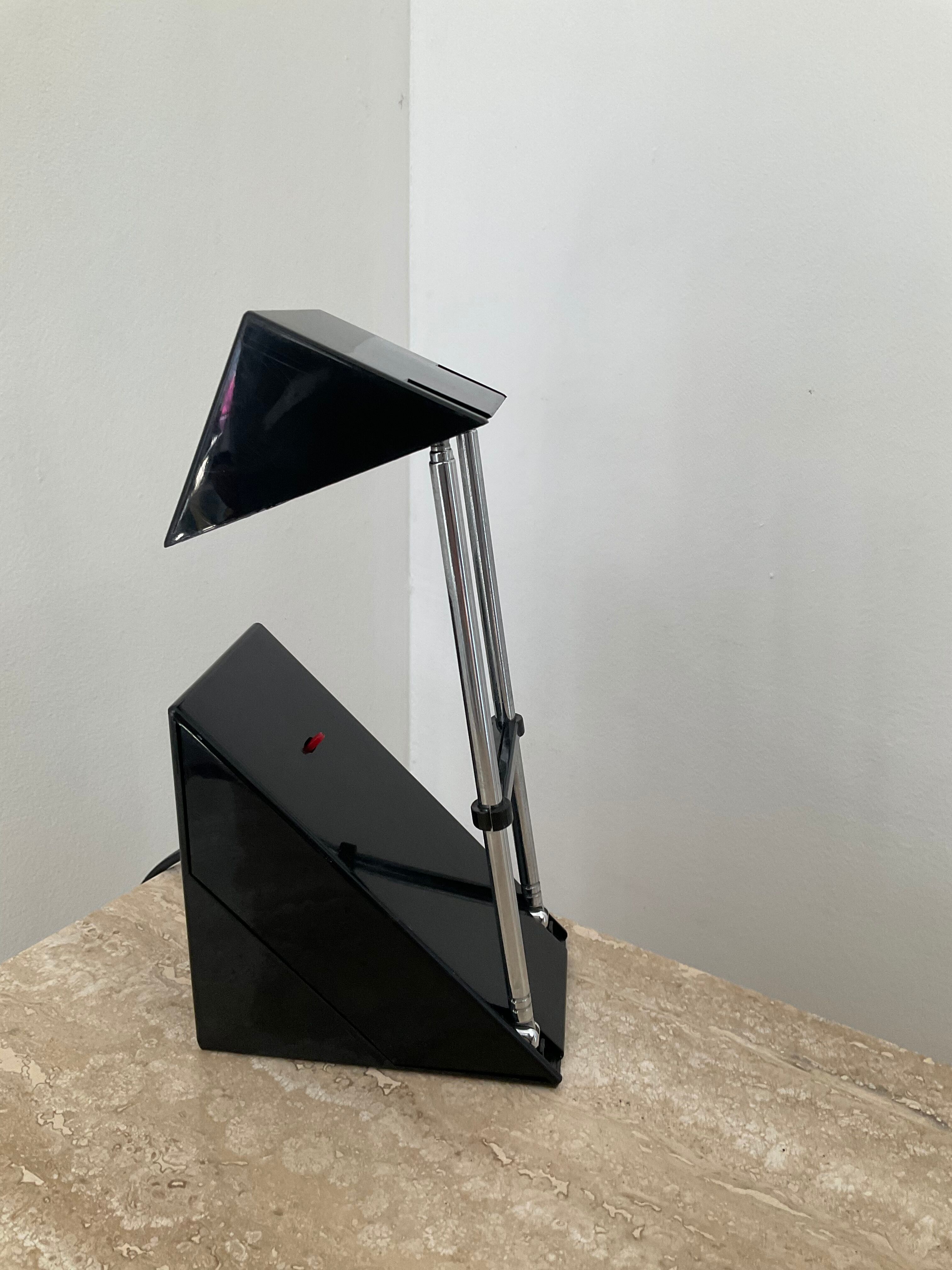 Vintage telescopic articulated lamp