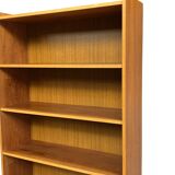 Vintage teak large bookcase Danish design 60s