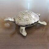 Ashtray " turtle " in brass 70s