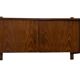 Vintage wall cabinet compact wall system 1960s teak veneer