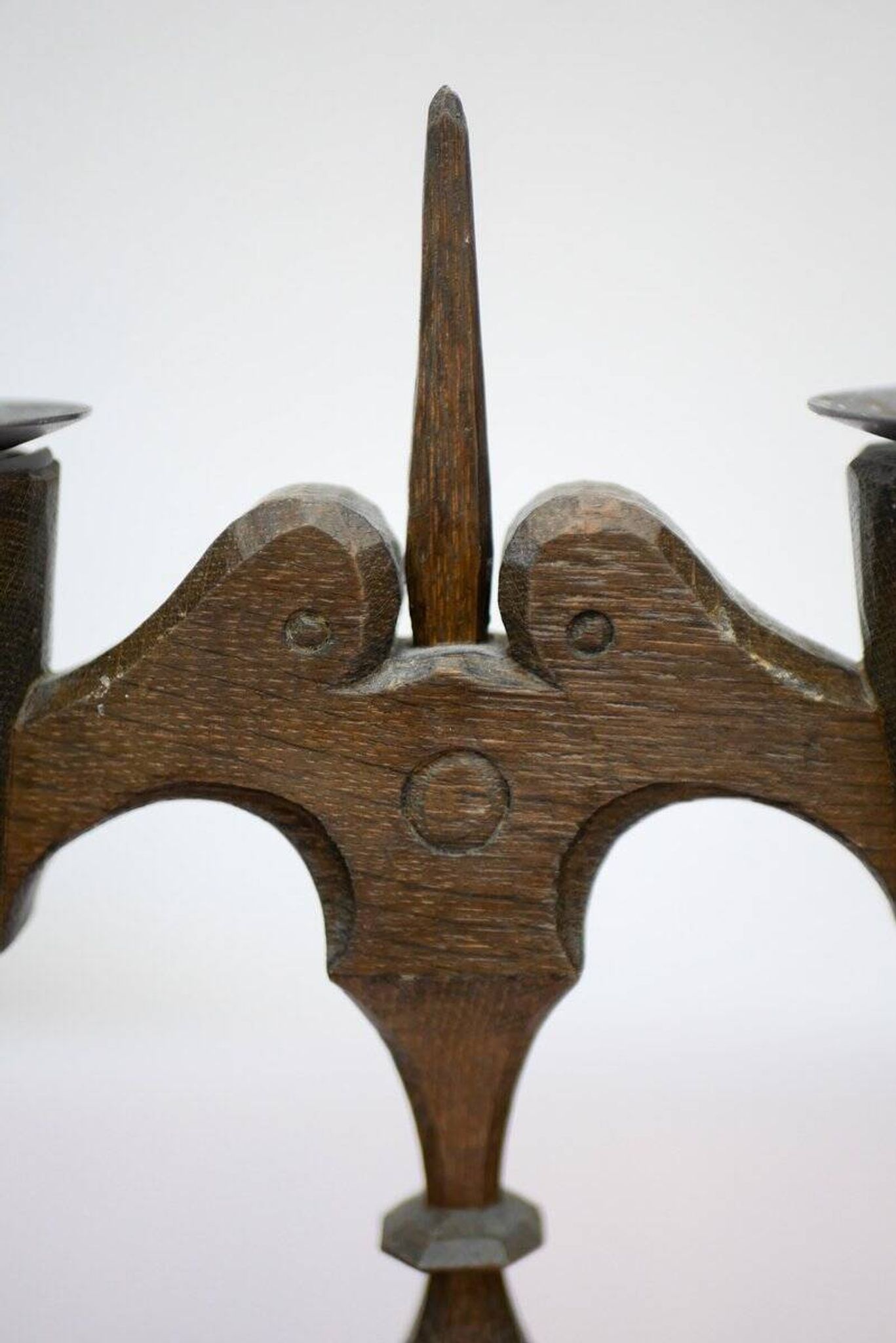 Swedish wooden candleholders from Taserud, 1955, set of 2