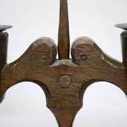 Swedish wooden candleholders from Taserud, 1955, set of 2