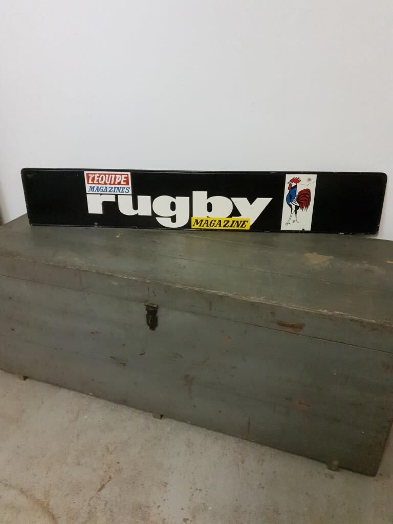 Equipe Magazine advertising plate