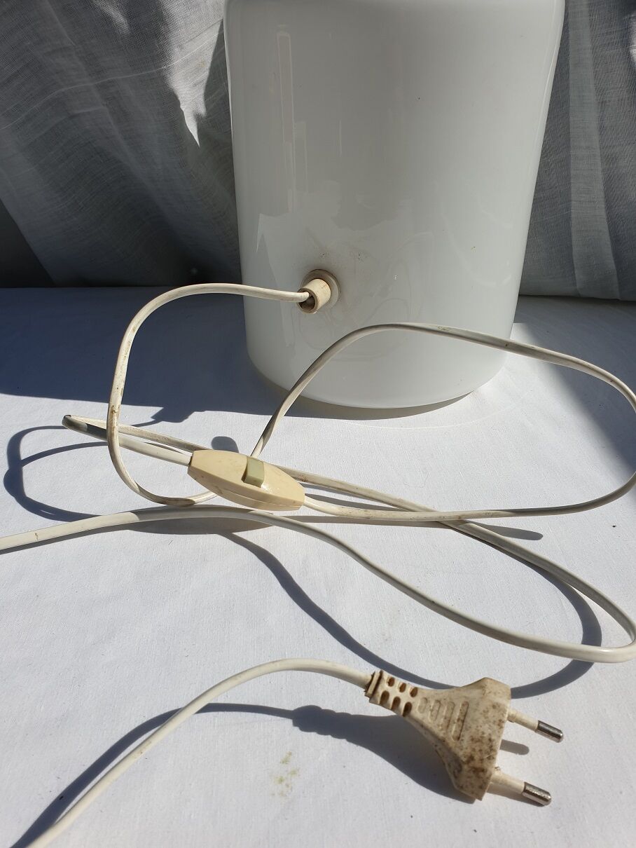 Glass pencil shape lamp