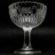 Basket-shaped pressed glass sugar bowl, Ząbkowice, Poland, 1970s