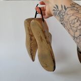 Paire de formes en bois ancienne