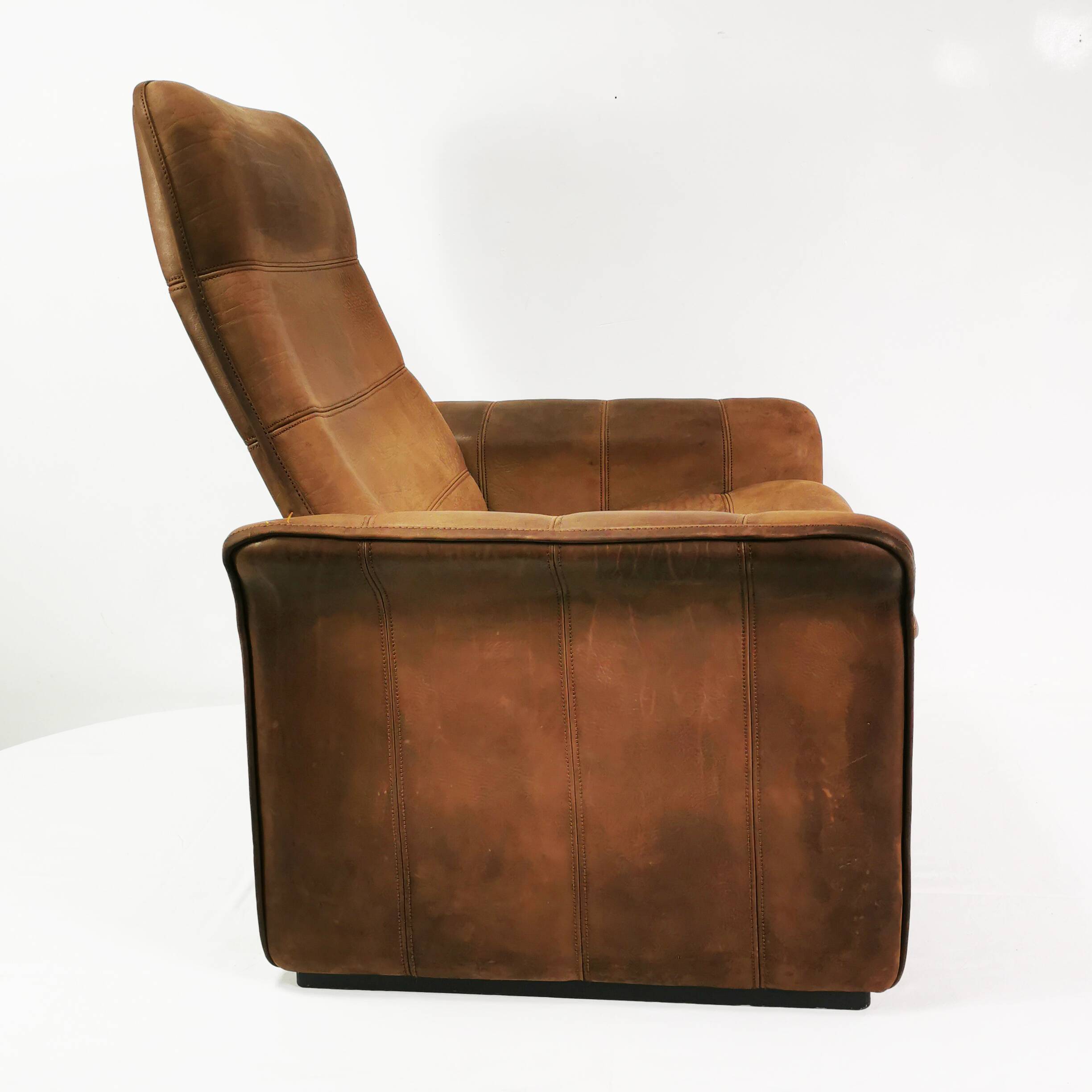 Leather armchair, De Sede, Switzerland, 1970s