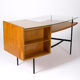 Bureau en bois et verre par Jean René Picard, 1960s