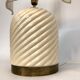 Ceramic and Brass Table Lamp by Tommaso Barbi, 1970s