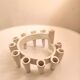Plastic candle holder 12 candles design 70s