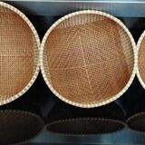 3 paniers en osier