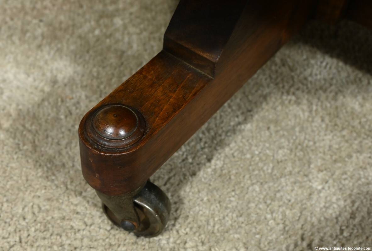 Revolving Walnut Bookcase, stamped G.Lancelin – 1900