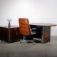 Galileo series executive desk designed by Ennio Fazioli for MIM Roma