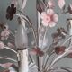 Lustre vintage en toleware à motifs floraux, Italie des années 1960.