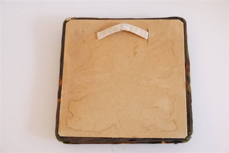 Scandinavian ceramic mirror 1960