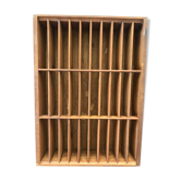 Wooden workshop locker