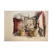 Painting decorative art interior architecture 30-50s