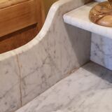 Marble tray hairdresser