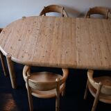 Dining table in solid pine by Rainer Daumiller for Hirtshals Savværk - 1971