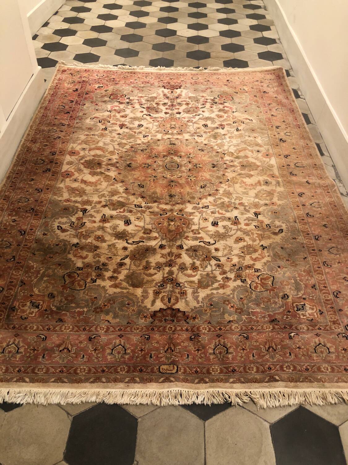 Large ancient Orient rug